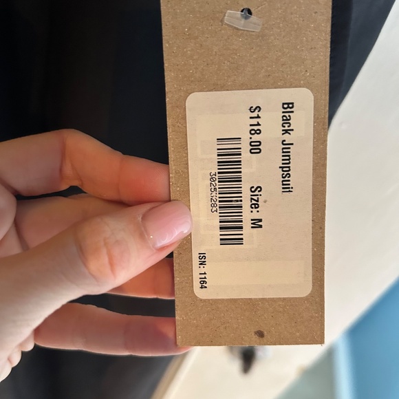 New with Tags- Albion Black Jumpsuit - Picture 3 of 6